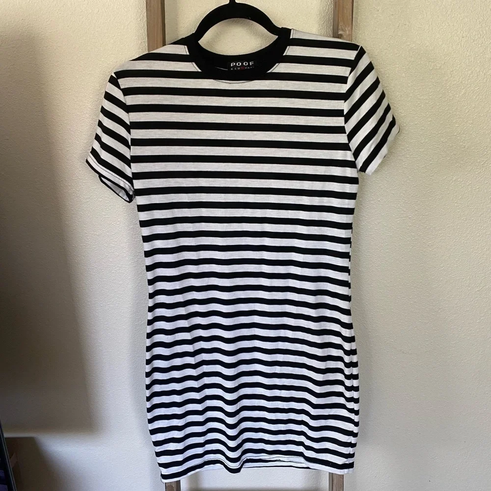 NWOT - Striped Mini Dress - Size Large - Picture 2 of 4